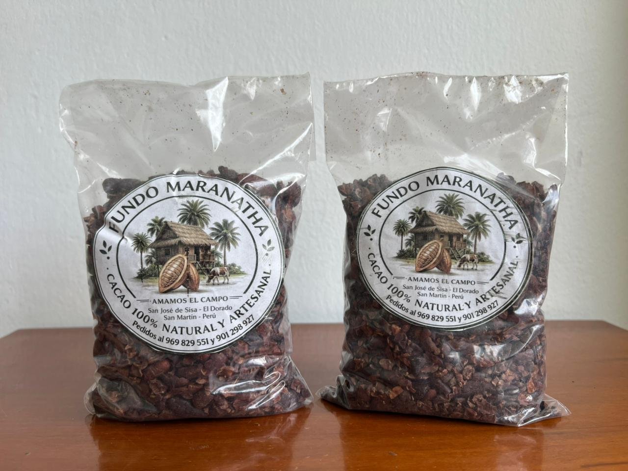 Cacao tostado pelado, 1 kg